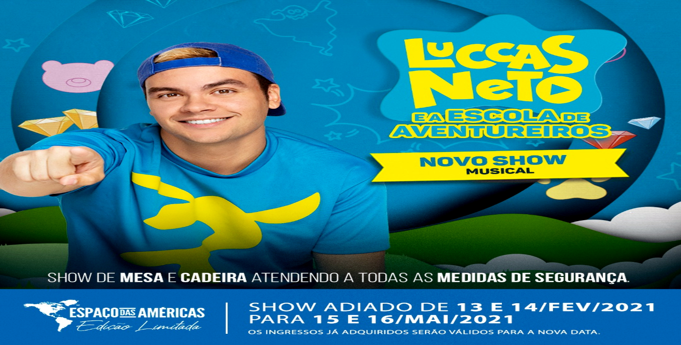 SHOW DO LUCCAS NETO E OS AVENTUREIROS ( OS BASTIDORES ) 